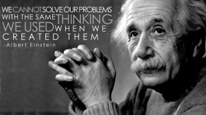 Bekende uitspraken van Steve Jobs, Gunter Pauli, Albert Einstein en Henry Ford.